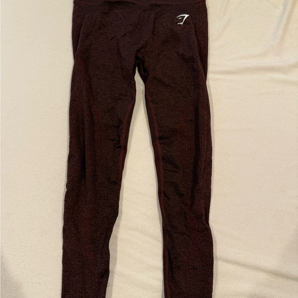 Maroon Gymshark Leggings